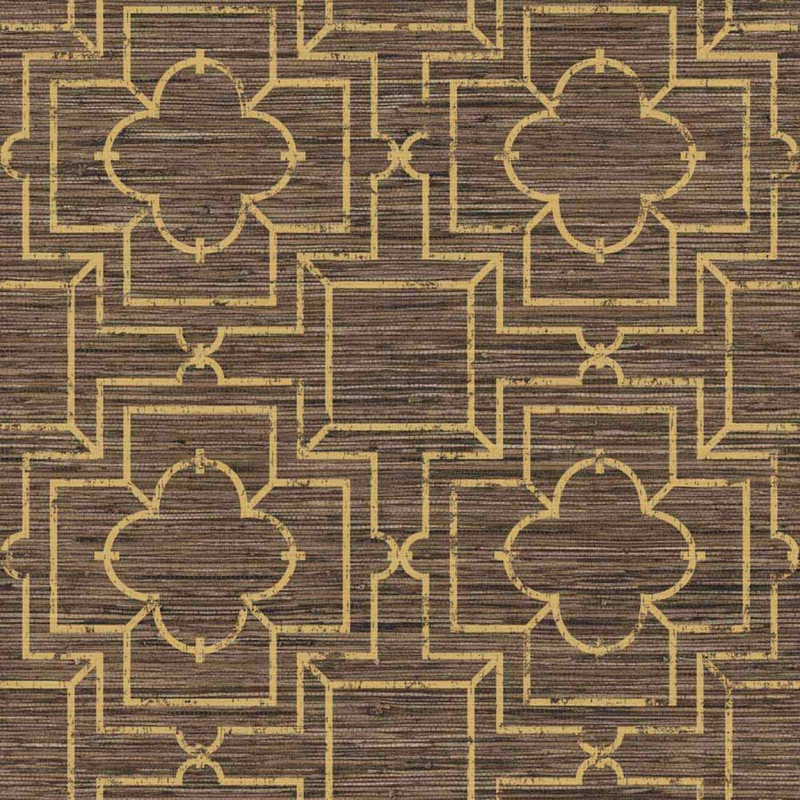 Papier peint NOBILIS : Moucharabieh paille